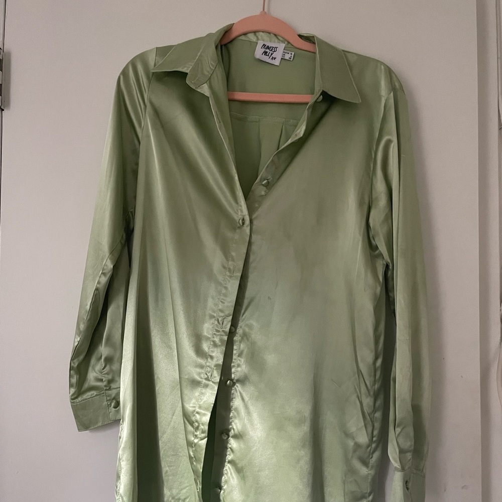 Green princess polly dress